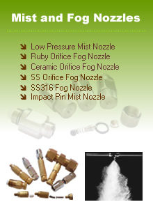 Mist Nozzle, Fog Nozzle, RELAB